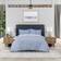 Sleepdown Seashore Duvet Cover Blue, White (200x200cm)