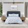 Sleepdown Seashore Duvet Cover Blue, White (200x200cm)