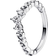 Pandora Regal Swirl Tiara Ring - Silver/Transparent