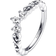 Pandora Regal Swirl Tiara Ring - Silver/Transparent