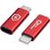 MicroConnect USB C - USB C Data Blocker Adapter M-F