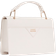 Tommy Hilfiger Medium Leather Push Lock Crossover Bag - Feather White