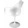 Fusion Living Tulip Black Armchair 83cm