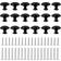 Romeda Romeda 18 Pieces Drawer Knobs, 30mm Dresser Kitchen Dresser Screw 18pcs 30x15mm