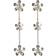 Pernille Corydon Wild Poppy Earrings - Silver