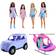 Barbie Travel Adventures Car Helicopter & 4 Dolls Set