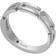 Fossil Heritage D Link Chain Band Ring - Silver