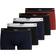 HUGO BOSS Essential Trunks 5-pack - Red/Blue/Black