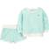 Carter's Baby Rainbow Sweatshirt & Short Set 2-piece - Mint