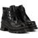 Dr. Martens Corran 3-Eye Atlas Leather Heeled Boots - Black