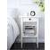 IKEA HEMNES White Stain Sängbord 35x46cm