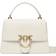 Pinko Classic Love Bag One Light Simply à anse supérieure, Blanc blanc-or antique, U