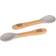 Tiny Dining Bamboo Silicone Tip Spoons Pack of 2