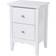 Core Products Como White Bedside Table 38x38cm