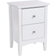 Core Products Como White Bedside Table 38x38cm