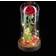 Relaxdays Eternal Rose with Light Chain Red Objet décoratif