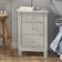 Furniture To Go Florence Soft Grey Bedside Table 40x40cm