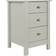 Furniture To Go Florence Soft Grey Bedside Table 40x40cm