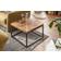 Wohnling Keontay Brown Couchtisch 55x55cm
