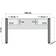 Hanah Home Cosmo Siesta Atlantic Wood/Black Skrivbord 60x139cm