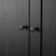 Ikea Rakkestad Black/Brown Wardrobe 117x176cm