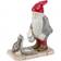 Cult Design Jenny's Cat Santa Multicolor Prydnadsfigur 15cm