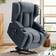 VUYUYU Big Lift Chairs Blue/Gray Armchair 41"