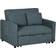 Homcom Convertible Charcoal Grey Armchair 86cm