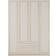 EVUHOME Marie Gold/White Wardrobe 140x210cm