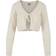 Urban Classics Damen Strickjacke Tied Cropped Feather Cardigan whitesand