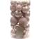 Decoris Baubles Blush Pink Juletræspynt 6cm 30stk