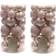 Decoris Baubles Blush Pink Christmas Tree Ornament 6cm 30pcs