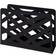 HAKU Möbel 44596 Black Newspaper Rack 35x26cm