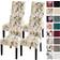 Slipcovers Set Loose Chair Cover Beige (59.9x50cm)