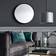 Nordal Round Black Väggspegel 80cm