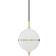 Rebello Decor Eternal Moonlight Medium Raw Brass/Opal/Black Pendellampa ∅ 22cm