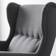 IKEA STRANDMON Dark Grey Fåtölj 101cm 2st