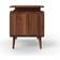 Alphason Somerset Walnut Writing Desk 59x150cm