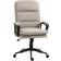 Vinsetto Ergonomic Computer Desk Light Grey Office Chair 118cm