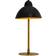 DYBERG LARSEN Futura Black/Brass Table Lamp 50cm