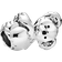 Pandora Koala Charm - Silver/Transparent