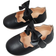 Shein Girls Bow Decor Mary Jane Flats