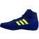 adidas Youth HVC 2 Wrestling Shoes - Ink/Solar Yellow/Ink