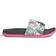 Adidas Girls' Adilette Comfort Slide Sandals Little Cardinal/White/Pink