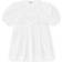 Ganni Dress Poplin Tie String Mini Klänningar Dam Vit