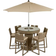 Maze Winchester Outdoor Bar Set, 1 Table incl. 6 Chairs