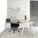 Homeroots Zabrina Black Office Chair 39.8"