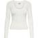 JDY O-Neck Sweater - White/Cloud Dancer