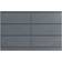 Fwstyle Stora Grey Gloss Chest of Drawer 120x77cm
