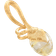 Ole Lynggaard Sprout Pendant - Gold/Quartz
